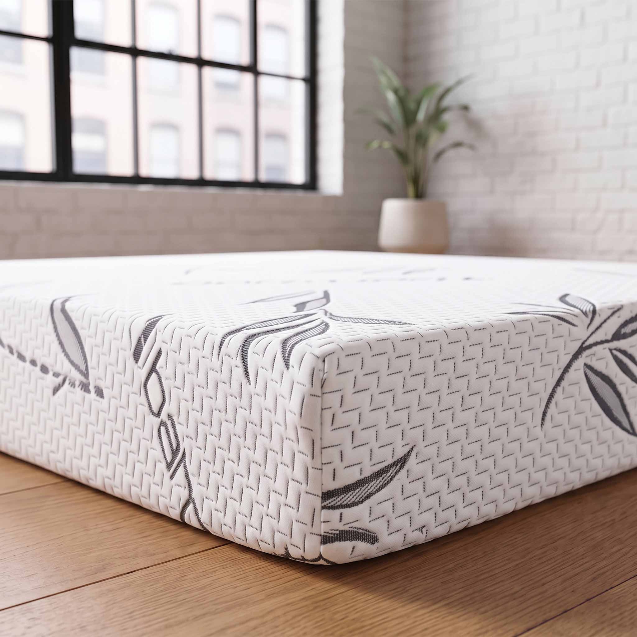 Bamboo Cover on 6" Foam Mattress
