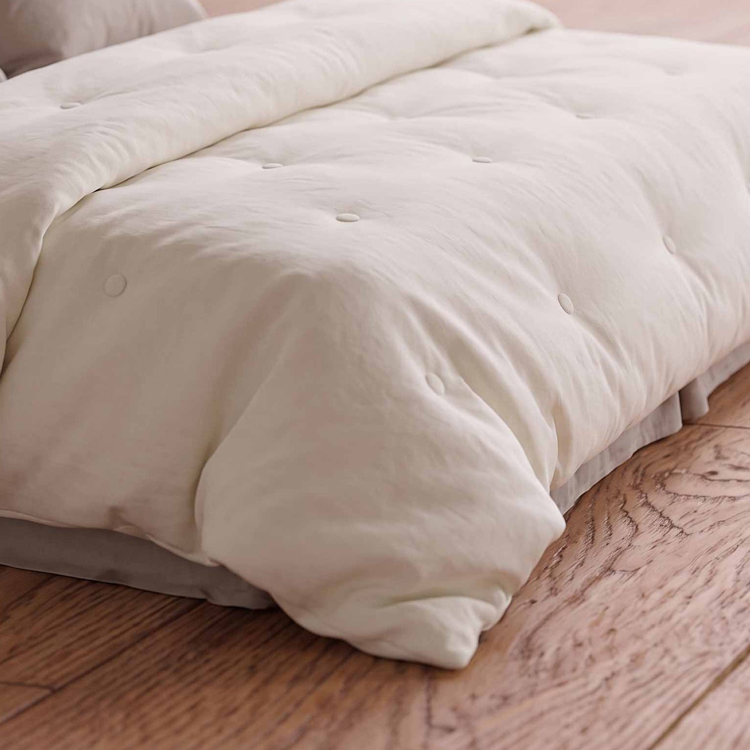 Close up of Silk Duvet