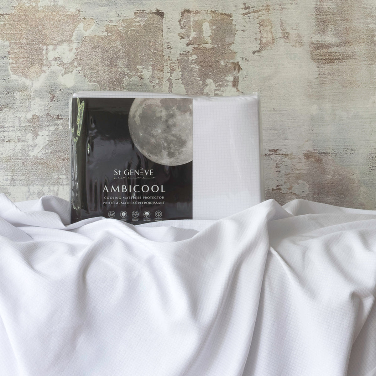 AmbiCool 100% Cotton Cooling Mattress Protector