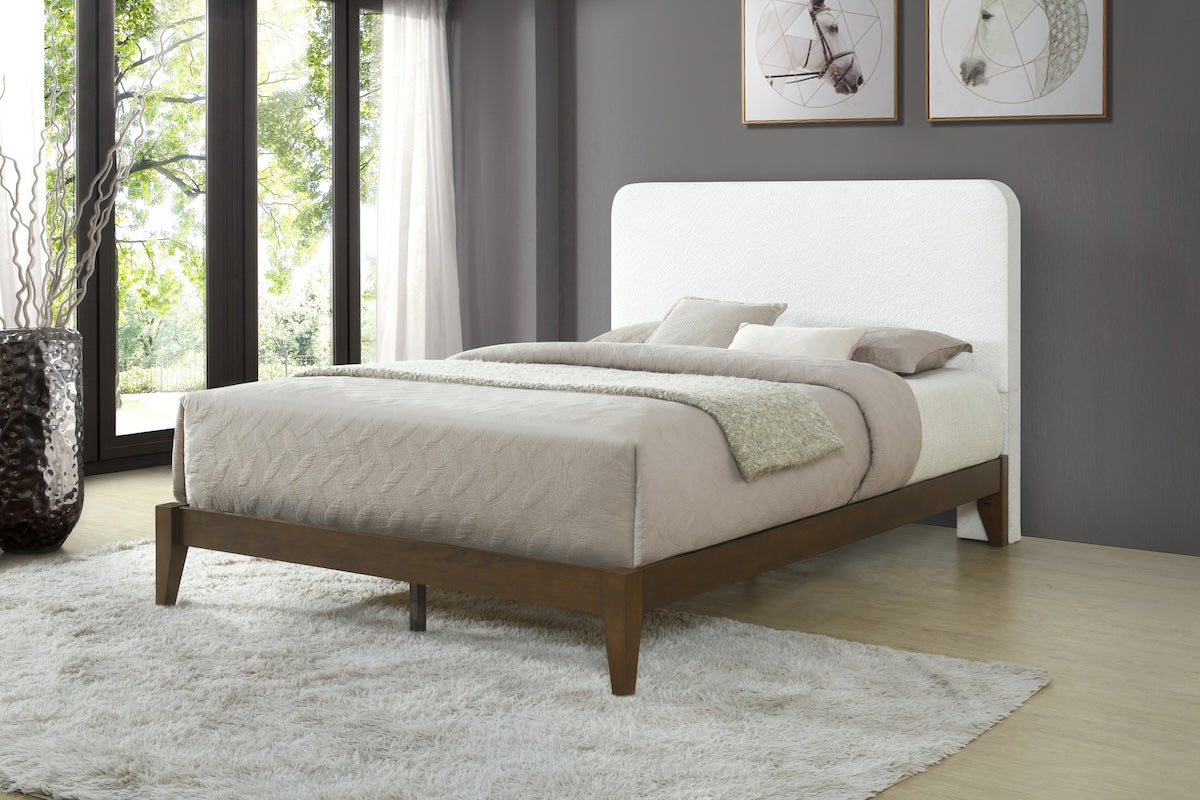 NEWPORT WOOD PLATFORM BED FRAME (optional headboard)