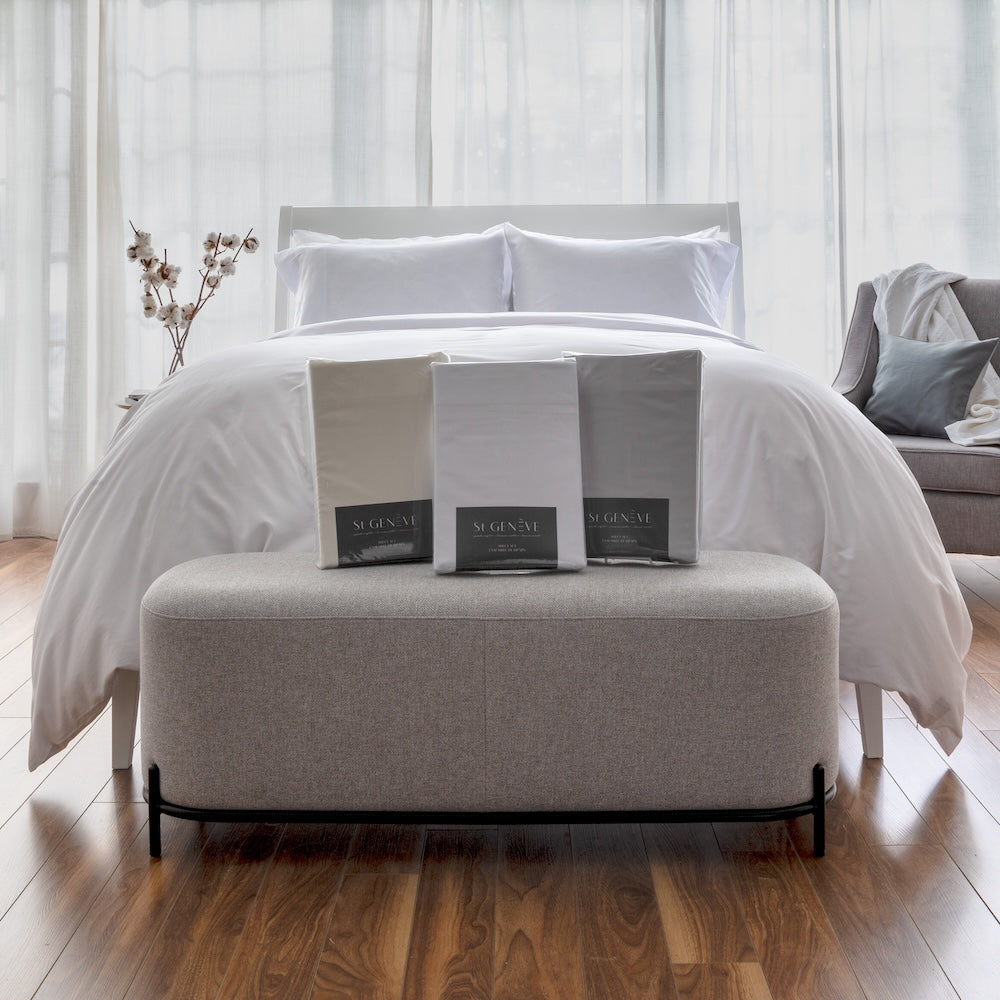 Porto | Sateen Sheet Sets - 100% Egyptian cotton