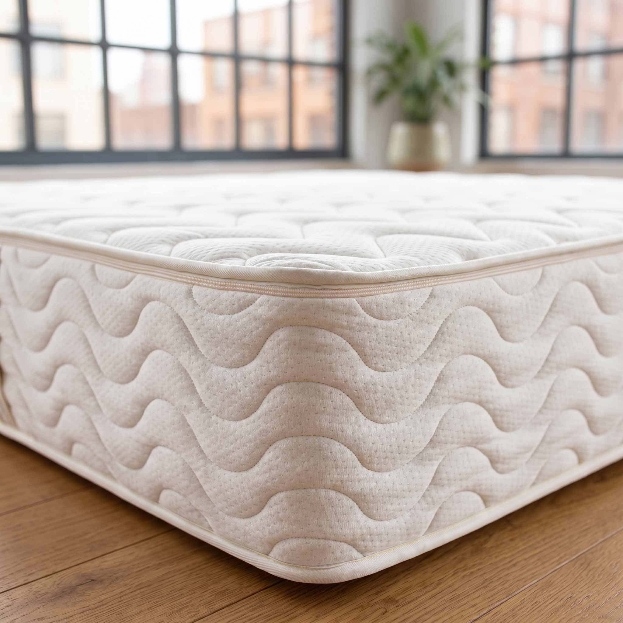 Quilted Cotton & Wool Cover with Top-Zpper