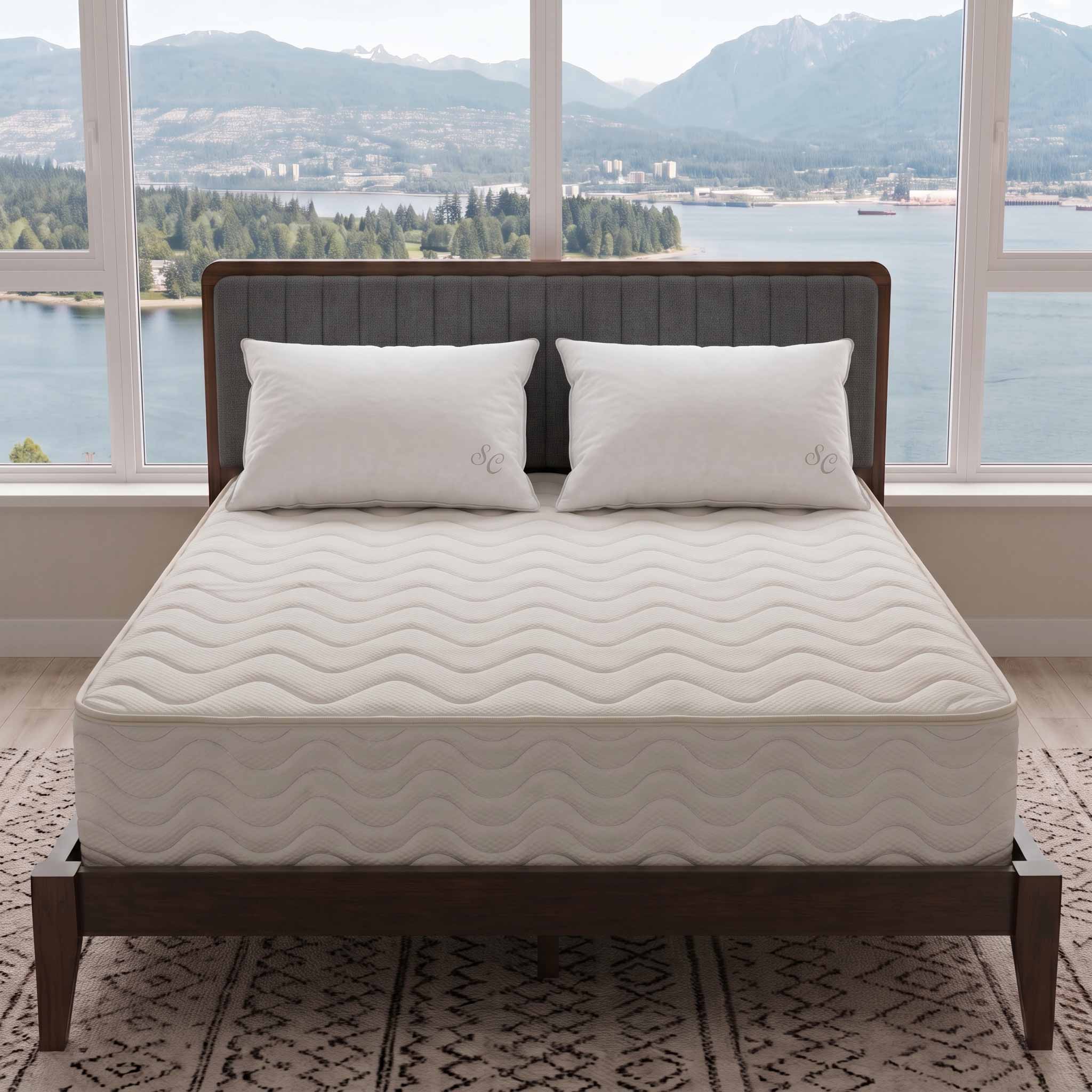 Wool Pillows with West Vancouver in the background
