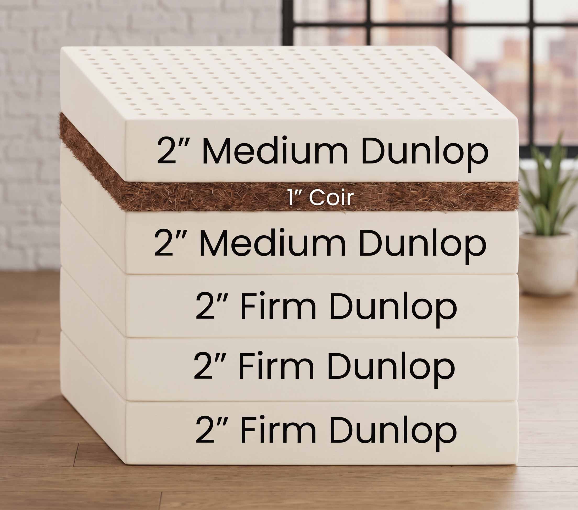 Coir and Latex Hard Mattress