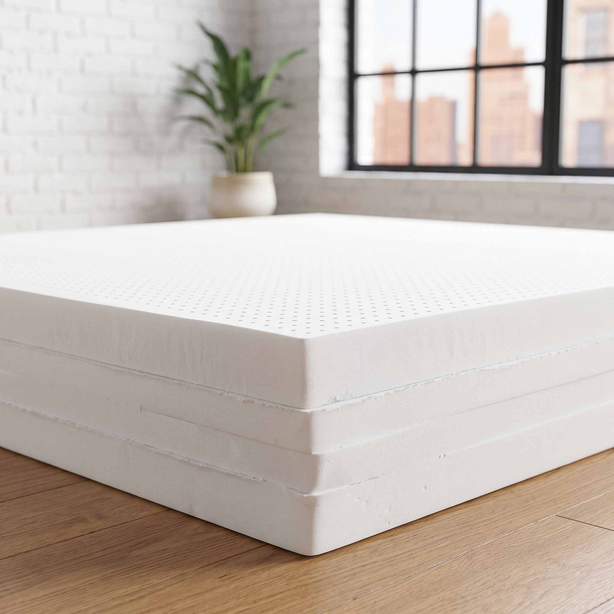 Presto Latex Mattress made from Dunlop and Talalay latex. 