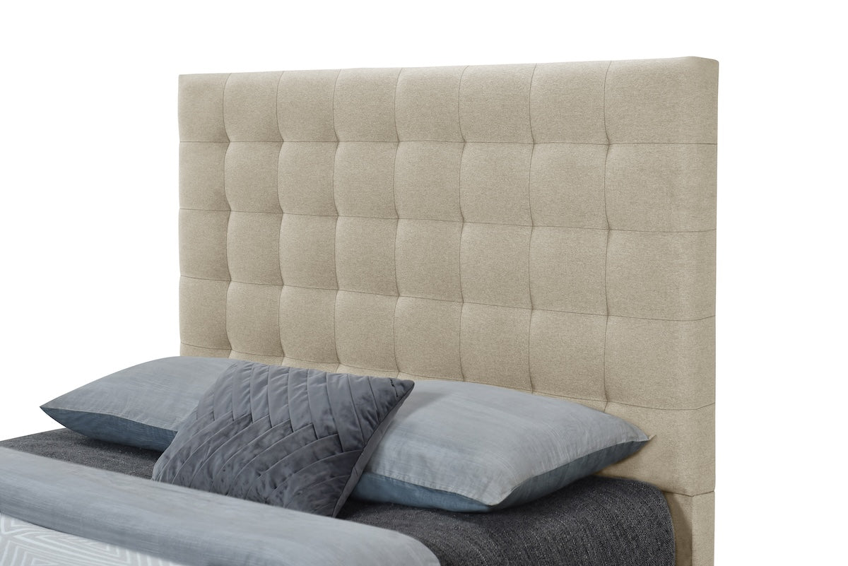 ORION FABRIC TUFTED UPHOLSTERED BED (optional headboard)