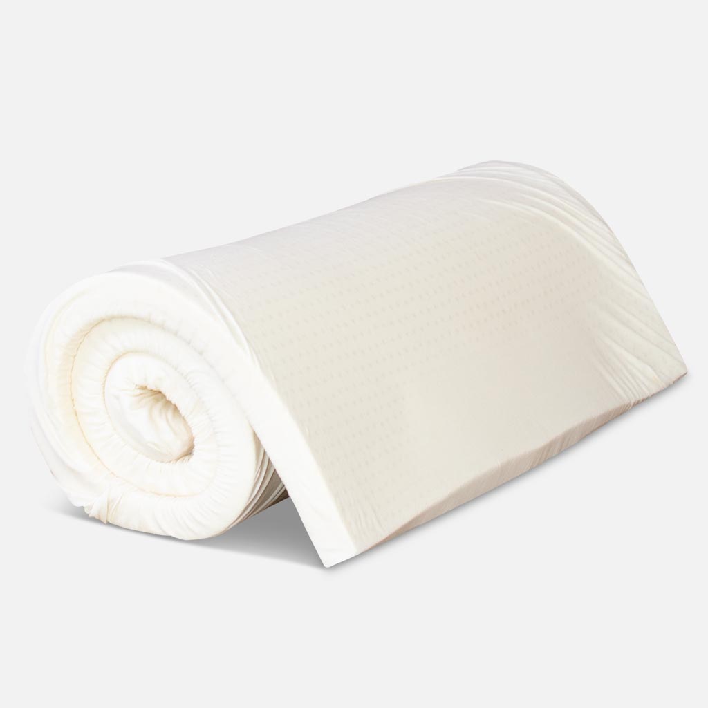 NATURAL SOFT  TALALAY LATEX MATTRESS TOPPER WITH ORGANIC COTTON COVER