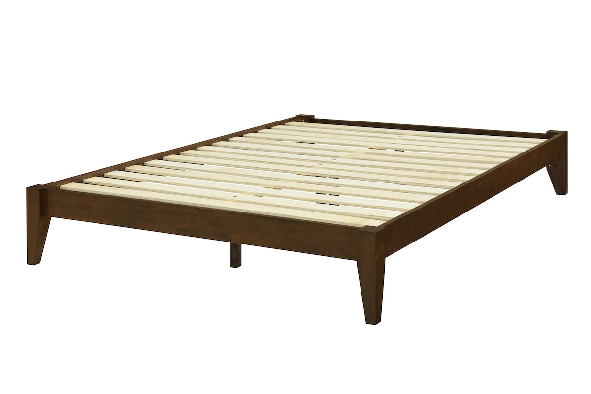 NEWPORT WOOD PLATFORM BED FRAME (optional headboard)