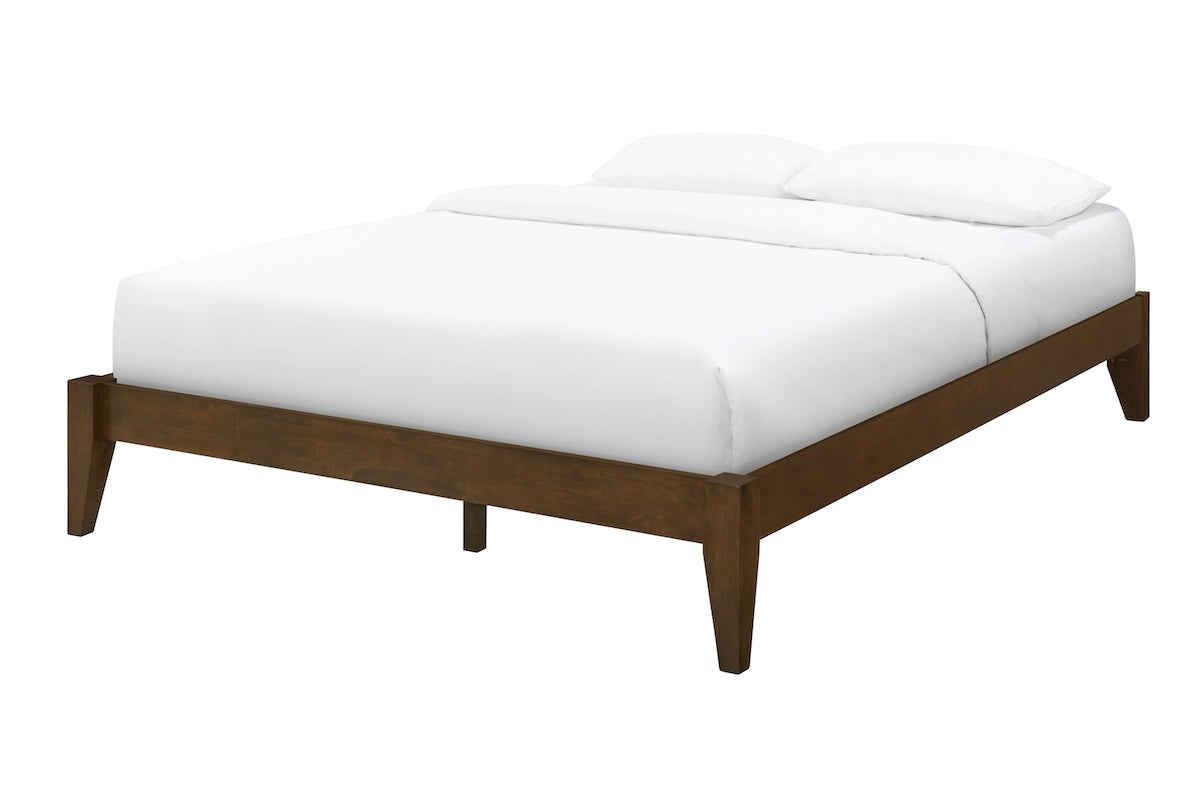NEWPORT WOOD PLATFORM BED FRAME (optional headboard)