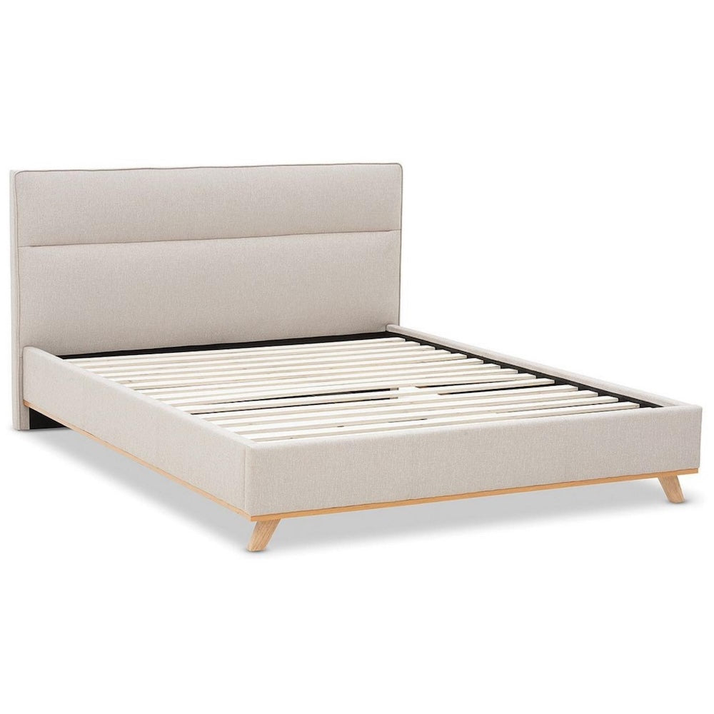 SAGE FABRIC UPHOLSTERED BED FRAME
