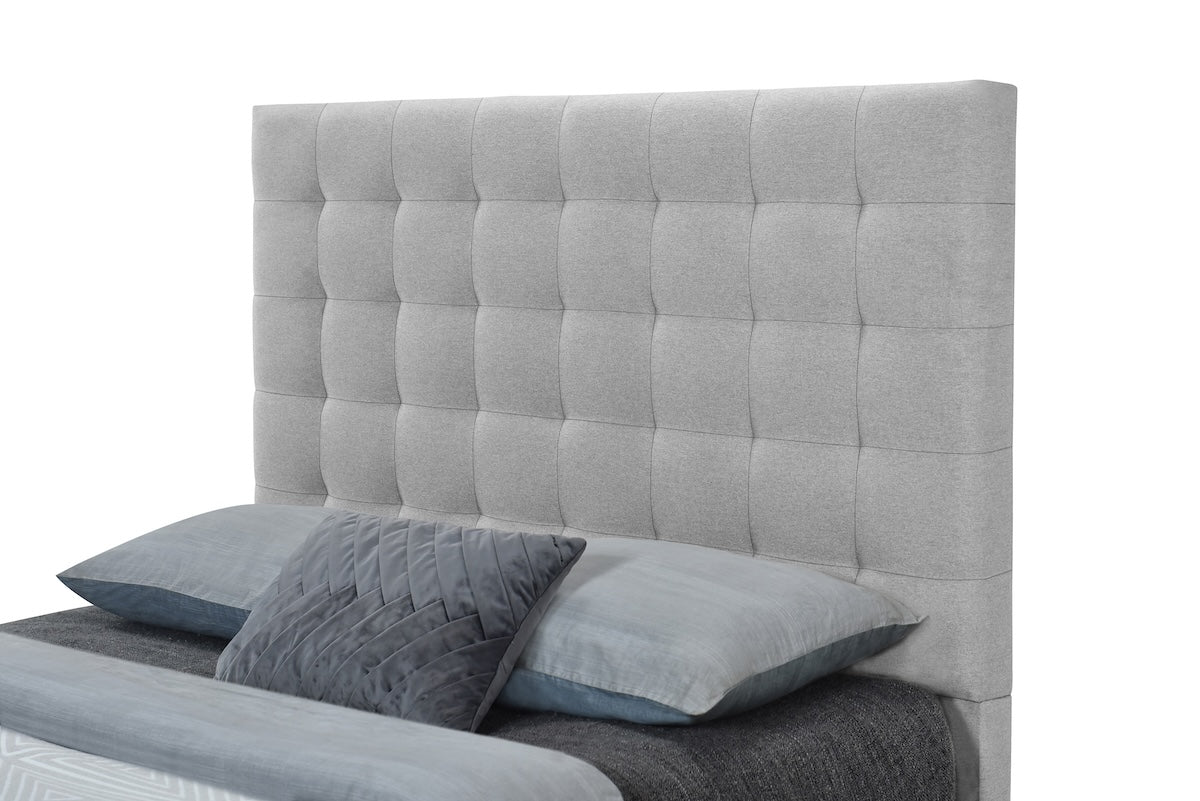 ORION FABRIC TUFTED UPHOLSTERED BED (optional headboard)