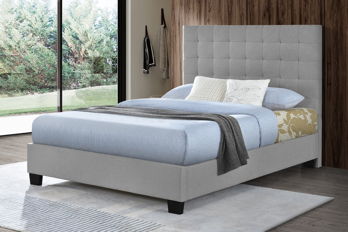 ORION FABRIC TUFTED UPHOLSTERED BED (optional headboard)